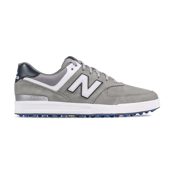 New Balance Men's 574 Greens Golf Shoes Grey/White 4E 8