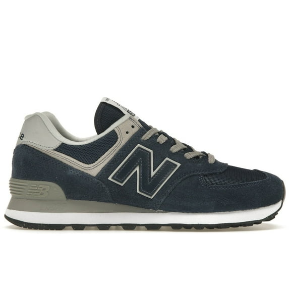 New Balance Men's 574 Navy White Shoes, from StockX