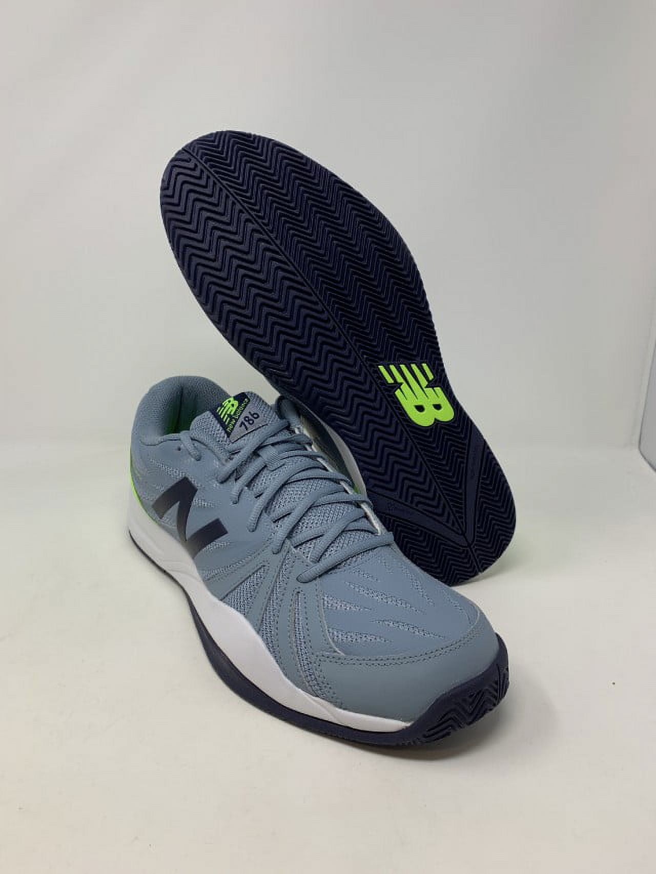 New Balance Men s 786v2 Tennis Shoe Grey Energy Lime 15 D M US
