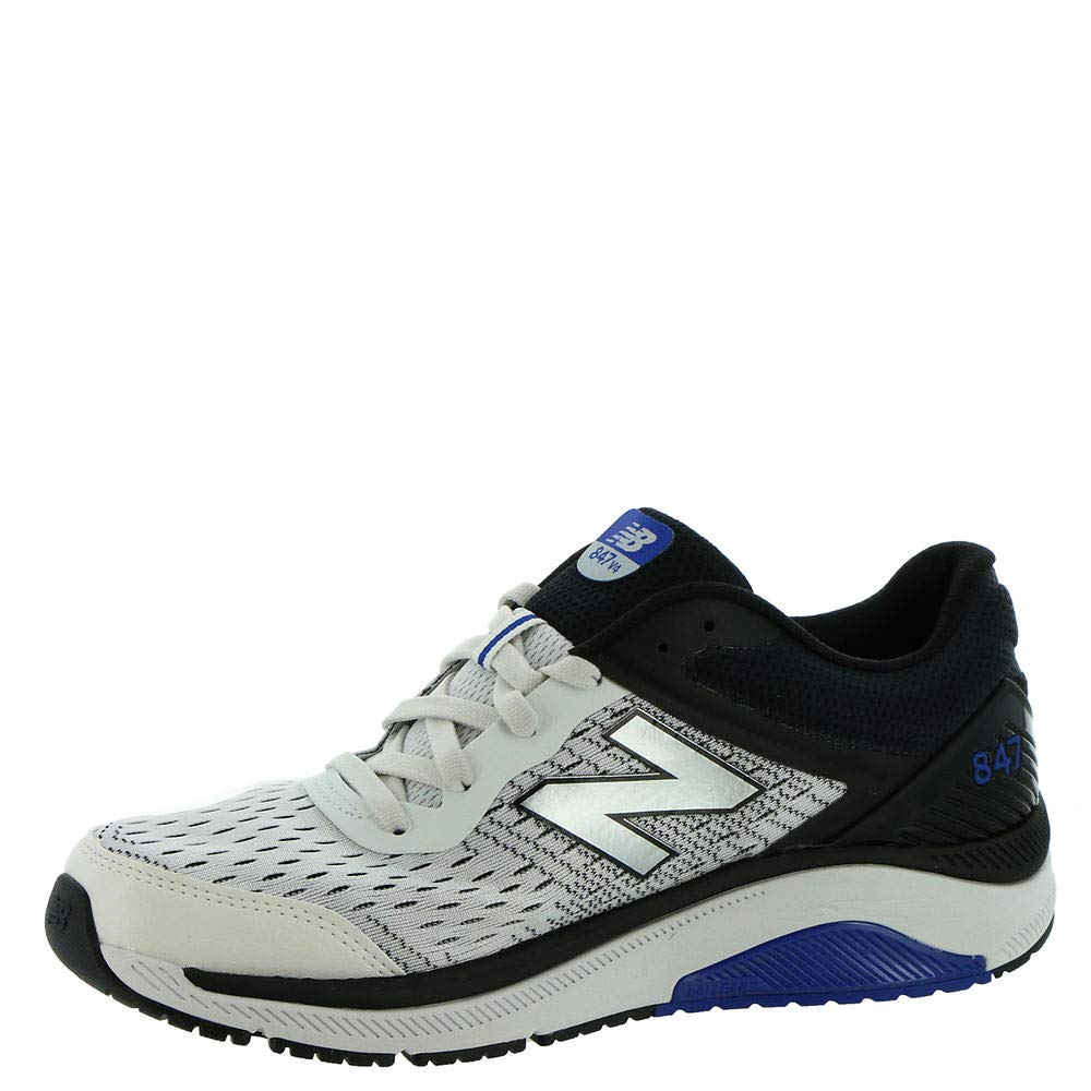 New Balance Men's 847 V4 Walking Shoe, Arctic Fox/Black, 12.5 Wide