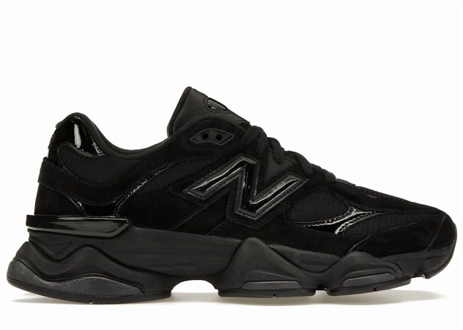 New Balance Men's 2002R Triple Black Suede Running Shoes