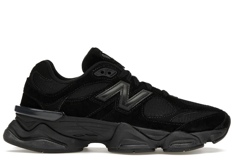 New Balance Men's 9060 Triple Black Shoes, from StockX - Walmart.com