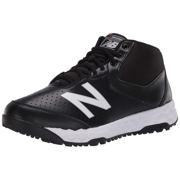 New Balance Men's 950 V3 Umpire Baseball Shoe, Black/White, 11.5