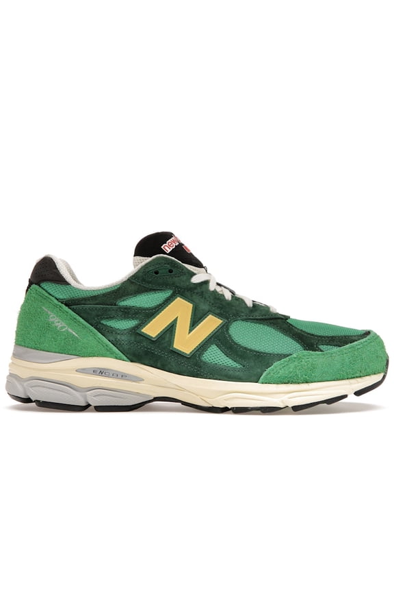 Men's 990v3 MiUSA Varsity Green Gold Shoes, from StockX