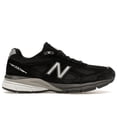thumbnail image 1 of New Balance Men's 990v4 MiUSA Black Silver Shoes, from StockX, 1 of 5