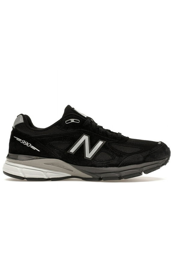 Men's 990v4 MiUSA Black Silver Shoes, from StockX