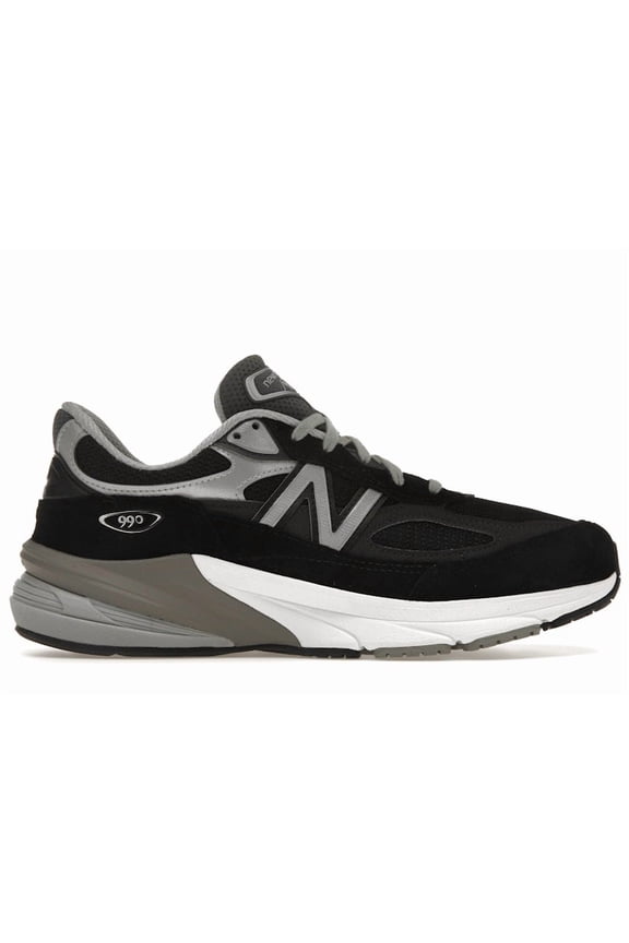 Men's 990v6 MiUSA Black Grey White Running Shoes, from StockX