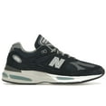 thumbnail image 1 of New Balance Men's 991v2 MiUK Dark Navy Shoes, from StockX, 1 of 5