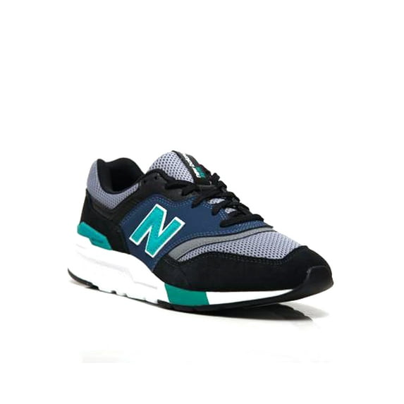 New Balance Men's 997H V1 Classic Sneaker, Black/Verdite, 8.5 Medium