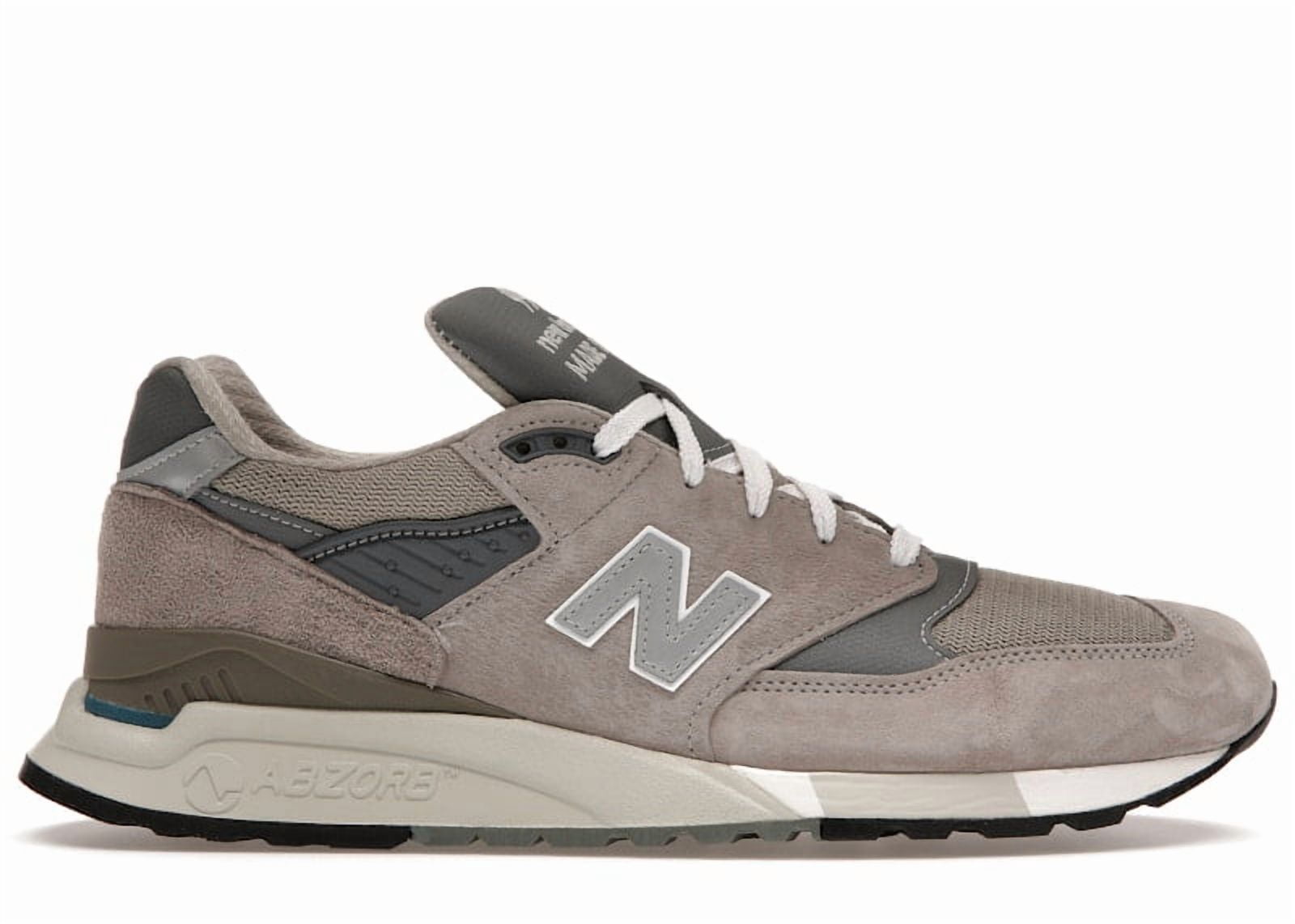 New Balance Men's 998 Core MiUSA Grey Silver Running Shoes, from