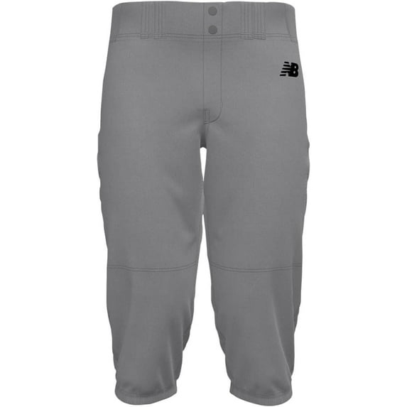 New Balance Men's Adversary 2.0 Piped Knicker Baseball Pants Grey/Navy L