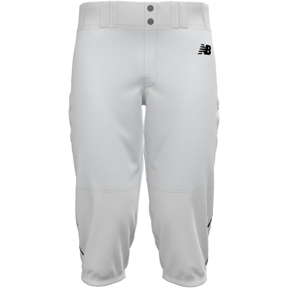 New Balance Men's Adversary 2.0 Piped Knicker Baseball Pants White/Navy