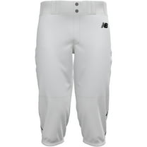New Balance Men's Adversary 2.0 Piped Knicker Baseball Pants White/Navy XL