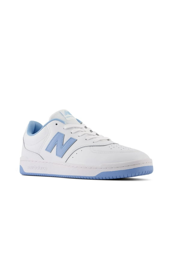 Men's BB80 V1 Sneaker, White/Light Blue, 7