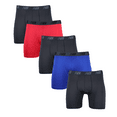 thumbnail image 1 of New Balance Men's Black, Red, Blue 5 Pack Boxer Brief (S01), 1 of 11