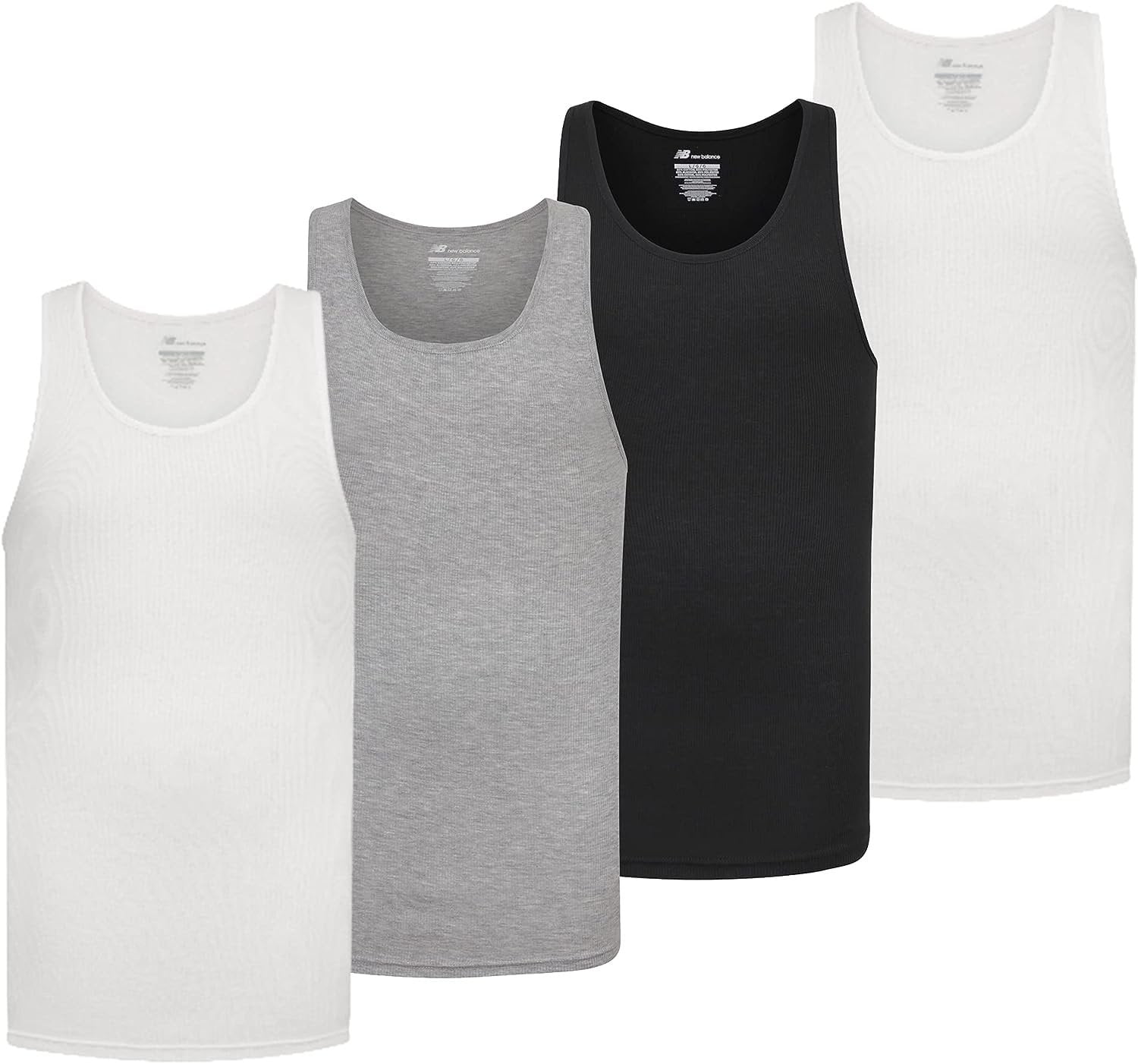 New Balance Men's Cotton Performance Rib Sleeveless Tank Top