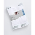 thumbnail image 1 of New Balance Men's Crew Socks - 5 Pair Moisture Control Comfort Crew Socks - Breathable Athletic Socks for Men (Sizes: 6-12.5)  White, 1 of 6