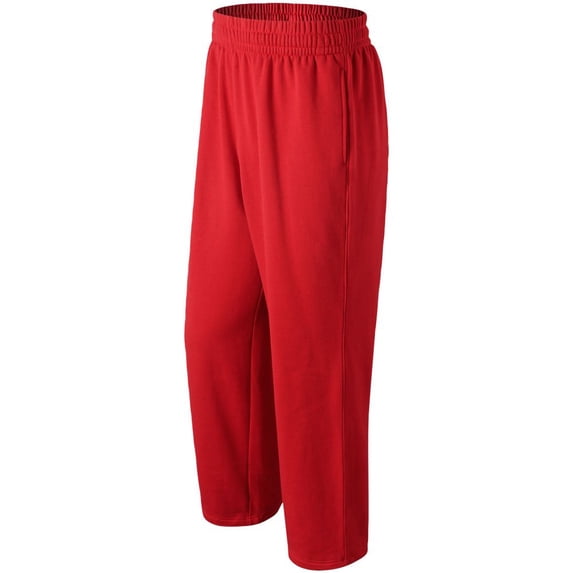 New Balance Men's Fleece Training Sweatpant Red S