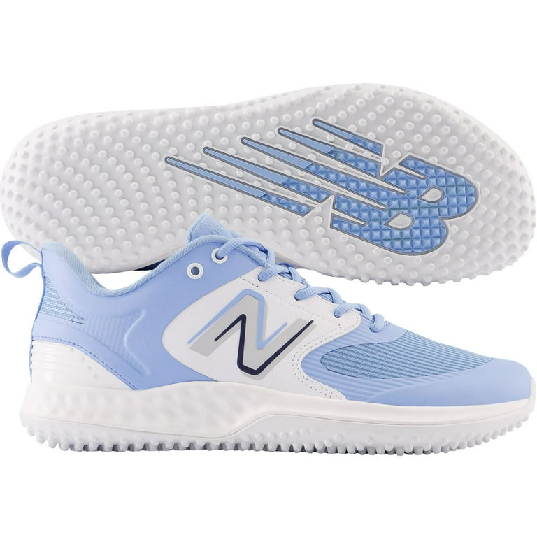 New Balance Men s Fresh Foam 3000V6 Baseball Turf Trainer Shoes Light Blue White Medium 10 Walmart