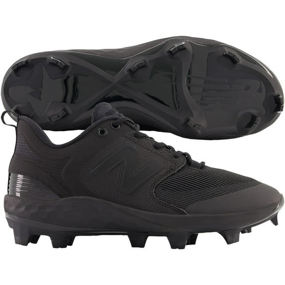 New Balance Men's Fresh Foam 3000v6 Low Molded Baseball Cleats Black/Black 16