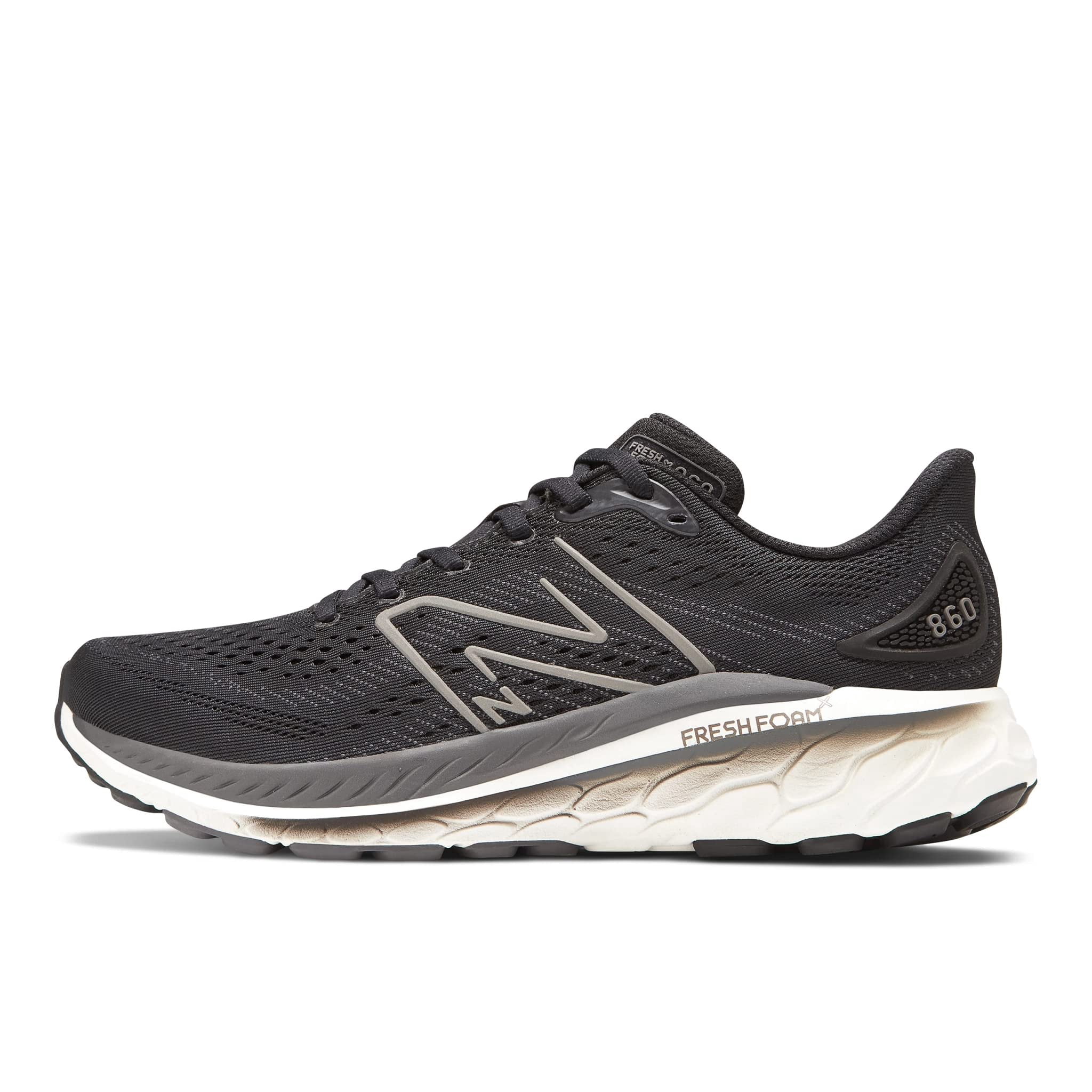Fresh Foam X 860v13 Black White Magnet Men's Running Shoes M860K13, Men's U.S. Shoe Size 13