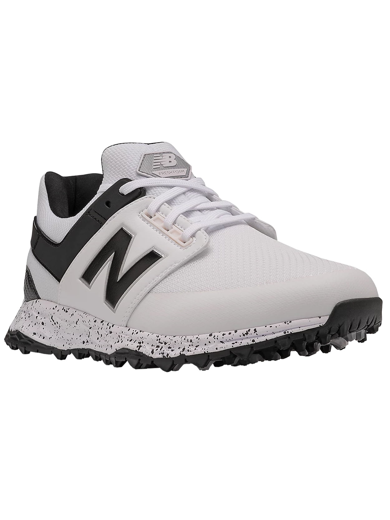 New Balance Men's Fresh Foam Links Spikeless Golf Shoe, 12 Wide White