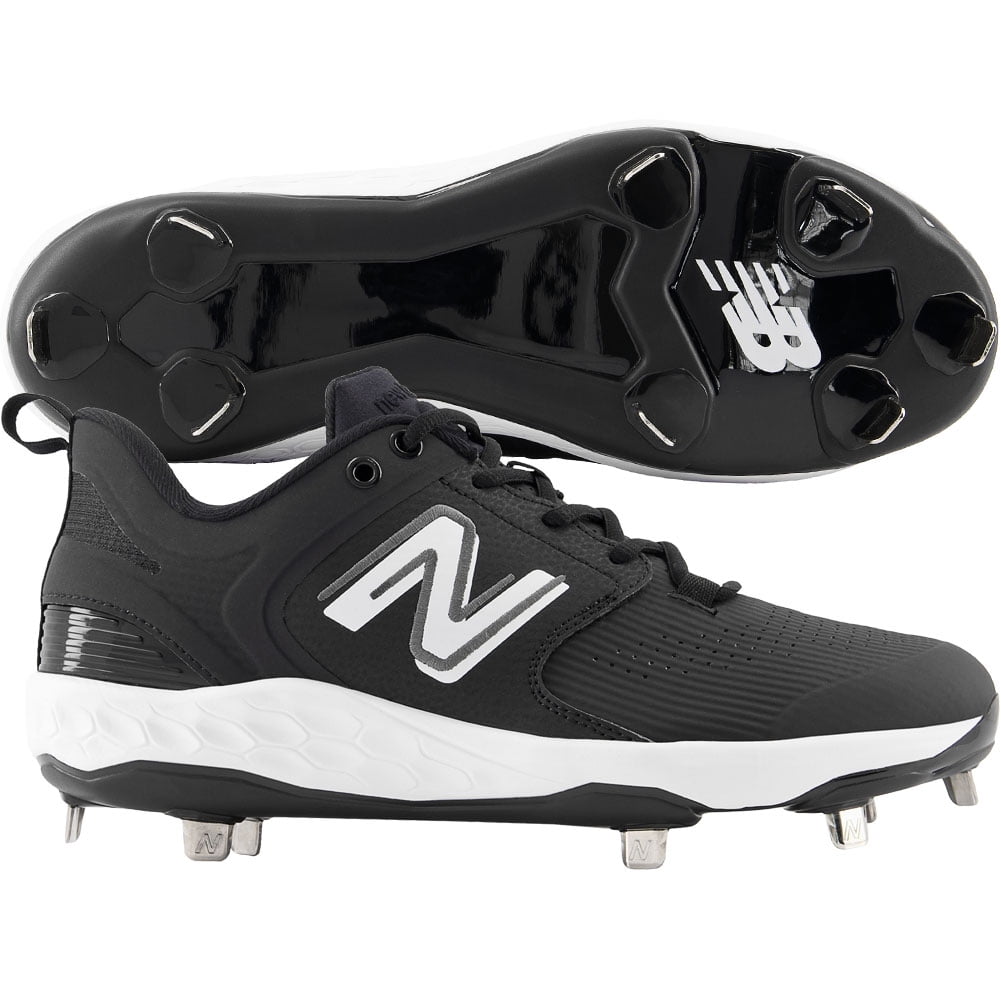 New Balance Baseball shoes in a store display