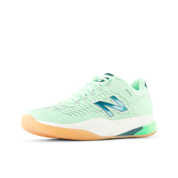 New Balance Men's Fresh Foam X CT-Rally V2 Tennis Shoe, Lab Green/New Spruce/Sea Salt, 9 W