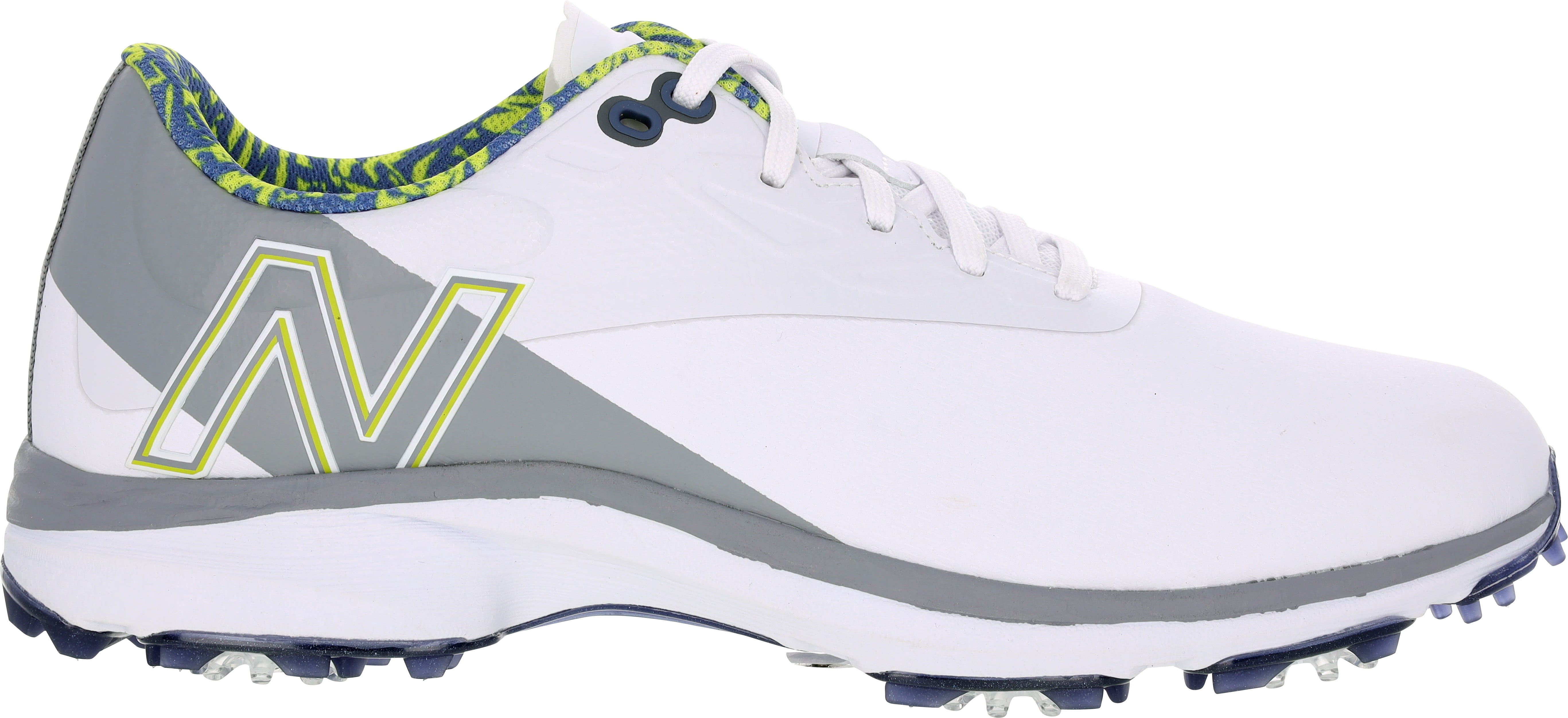 New Balance Men's Fresh Foam X Defender Golf Shoes White/Grey D 15