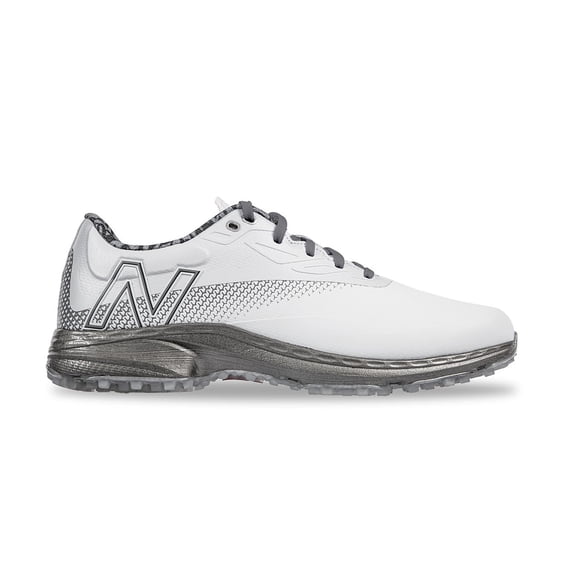 New Balance Men's Fresh Foam X Defender Sl Golf Shoes White/Grey D 11.5