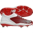 thumbnail image 1 of New Balance Mens Fuel Cell L4040v6 Low Metal Baseball Cleats Red/White 6.5, 1 of 6