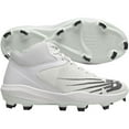 thumbnail image 1 of New Balance Men's Fuel Cell 4040V6 Mid Molded Baseball Cleats White/Black D 9.5, 1 of 6