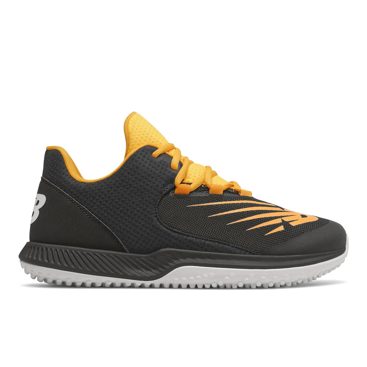 New Balance Men's Fuel Cell 4040V6 Turf Baseball Shoes Black/Orange D 8.5  8.5 D US/Black