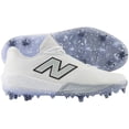 thumbnail image 1 of New Balance Men's Fuel Cell COMPv4 Low Molded Baseball Cleats White/Silver 7.5, 1 of 6