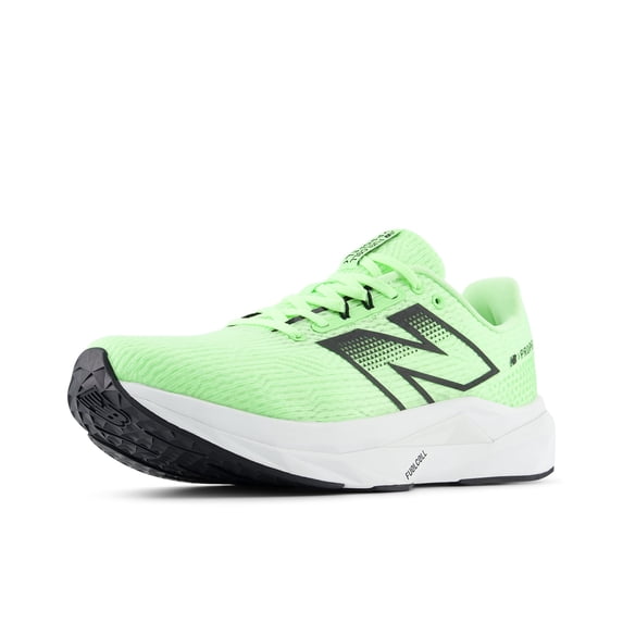 New Balance Men's FuelCell Propel V5 Running Shoe, Mint Flash/White/Black, 11 W