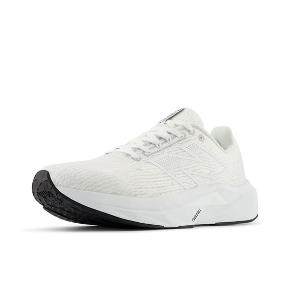 New Balance Men's FuelCell Propel V5 Running Shoe, White/White/Black, 9.5 Wide