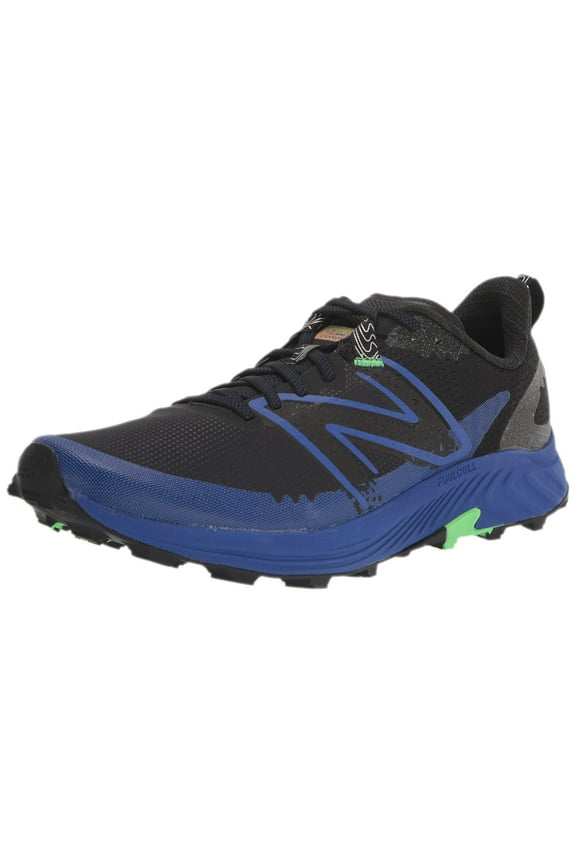 Men's FuelCell Summit Unknown V3 Trail Running Shoe, Infinity Blue/Black/Vibrant Spring, 8