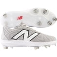 thumbnail image 1 of New Balance Mens FuelCell 4040v7 Low Metal Baseball Cleat - Discontinued Options Grey/White 10, 1 of 6