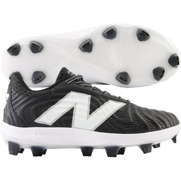 New Balance Men's FuelCell 4040v7 Low Molded Baseball Cleat Black/White 14