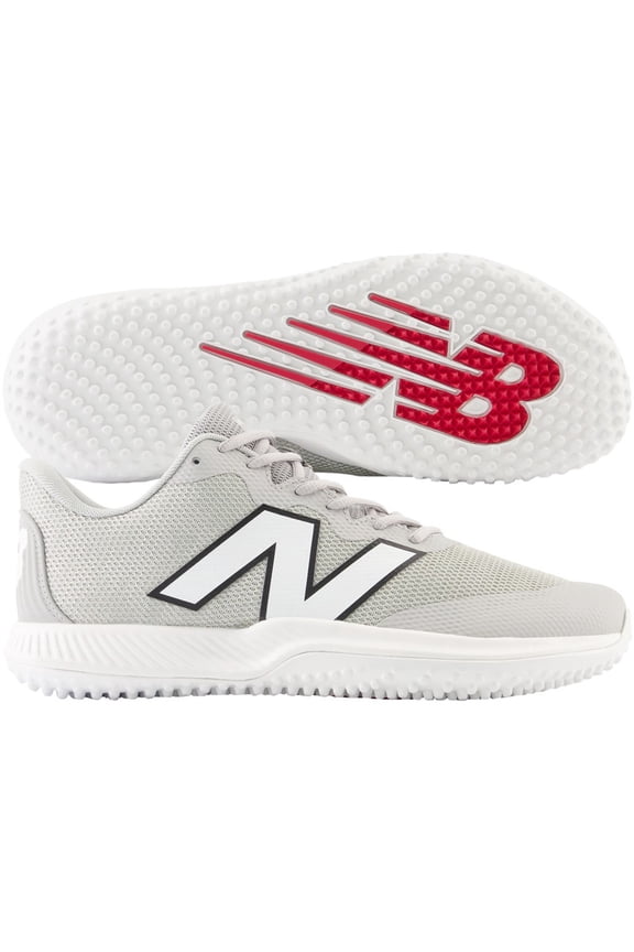 Mens FuelCell 4040v7 Turf Trainer Baseball Shoes Grey/White 15