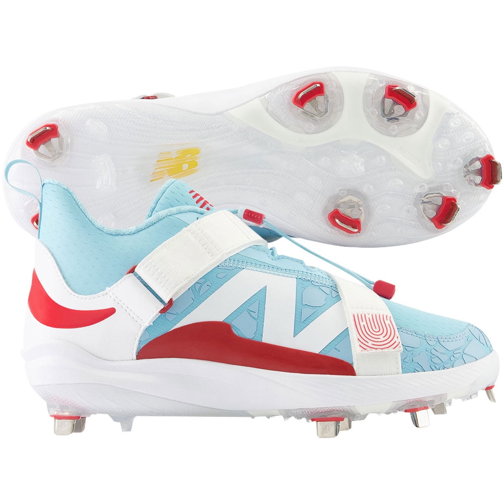 New Balance Men's Fuelcell Lindor Metal Baseball Cleat Teal