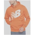 thumbnail image 1 of New Balance Men's Graphic NB CoreFleece Hoodie Pullover Sweatshirt (Orange, 2XL), 1 of 1