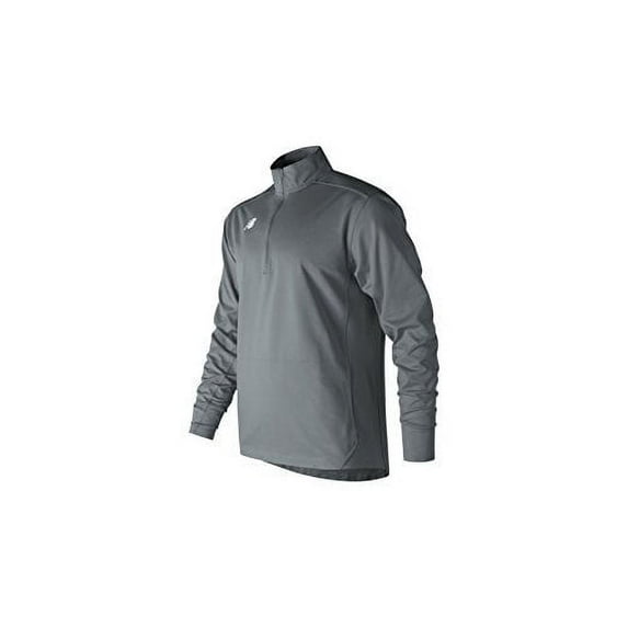 New Balance Men's Lightweight Solid Half Zip Pullover Active Shirt (Navy, 2XL)