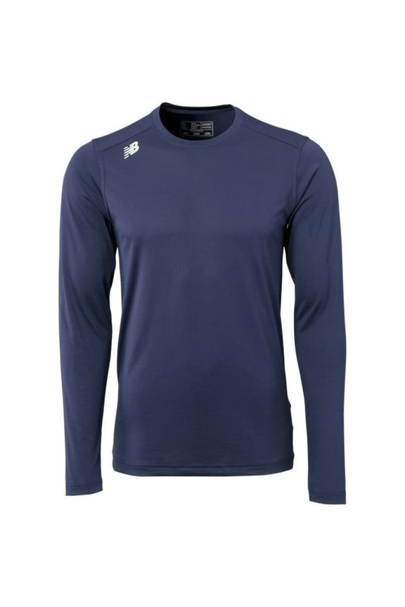 Men's Long Sleeve Tech Baseball T-Shirt Navy XL
