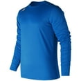thumbnail image 1 of New Balance Men's Long Sleeve Tech Baseball T-Shirt Royal 3XL, 1 of 2
