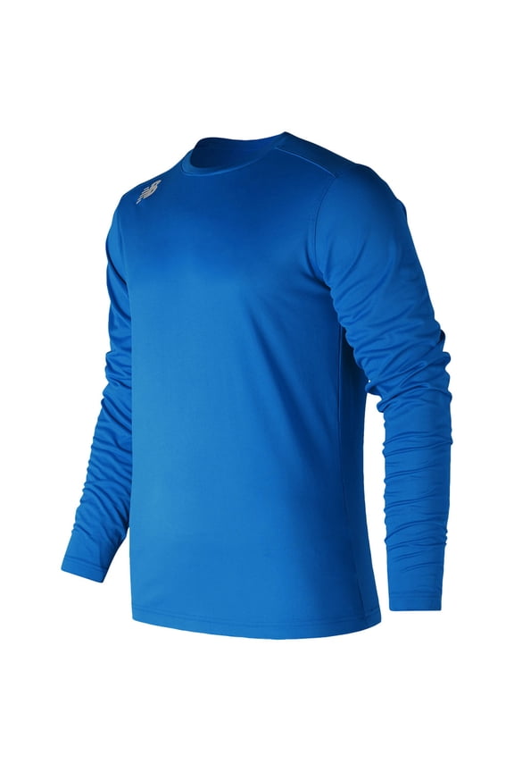 Men's Long Sleeve Tech Baseball T-Shirt Royal XL