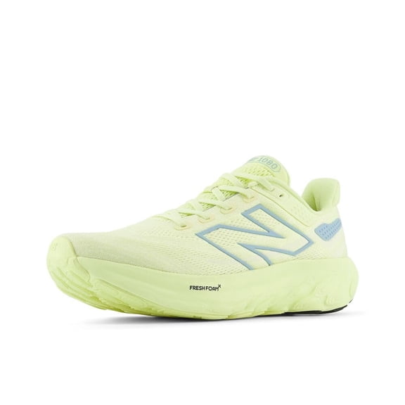 New Balance Men's M1080ABB Running Shoe, Limelight/Chrome Blue/Silver Metalic, 10 Narrow