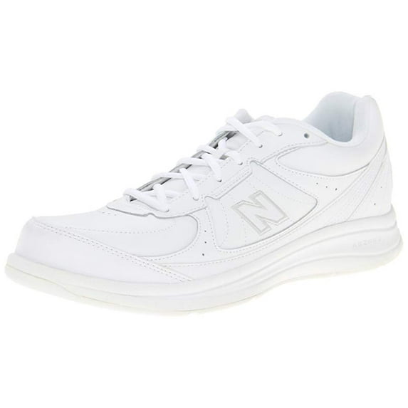 New Balance Men's MW577 Walking Shoe, White, 11.5 D(M) US
