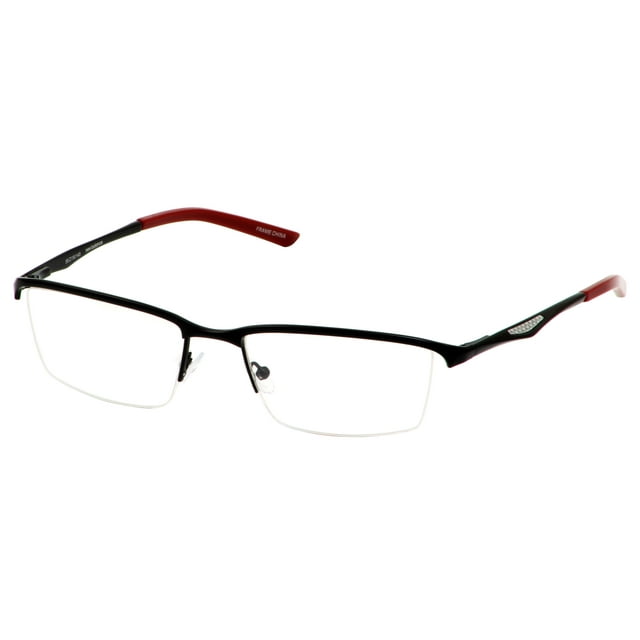 New Balance Men's Rectangular Eyeglasses, NB506, Black, 56-19-140 ...