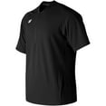 thumbnail image 1 of New Balance Men's Short Sleeve 3000 Baseball Batting Jacket Black 3XL, 1 of 2